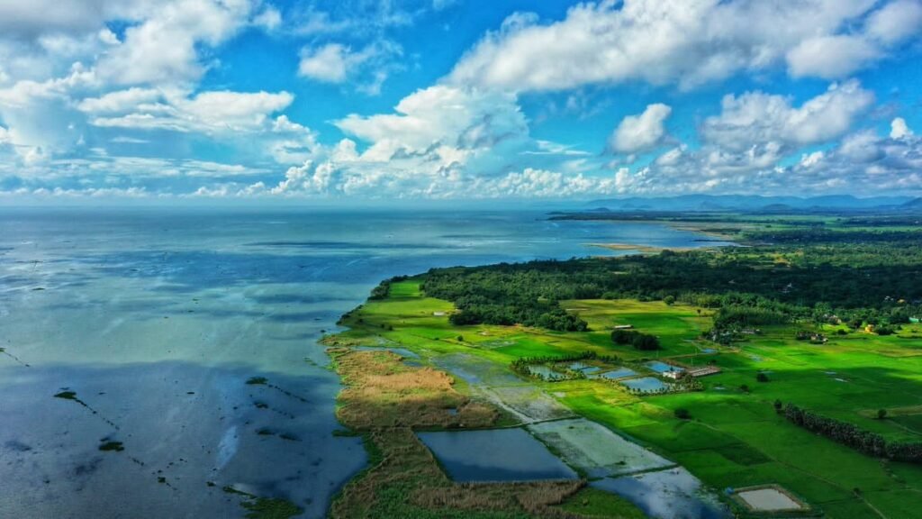 A bird's eye- view of Chilka Lake